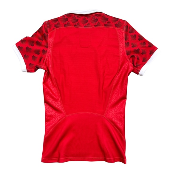 Macron Team Canada Womens Rugby WXV 2023 Red Jersey Womens Large - Picture 2 of 12